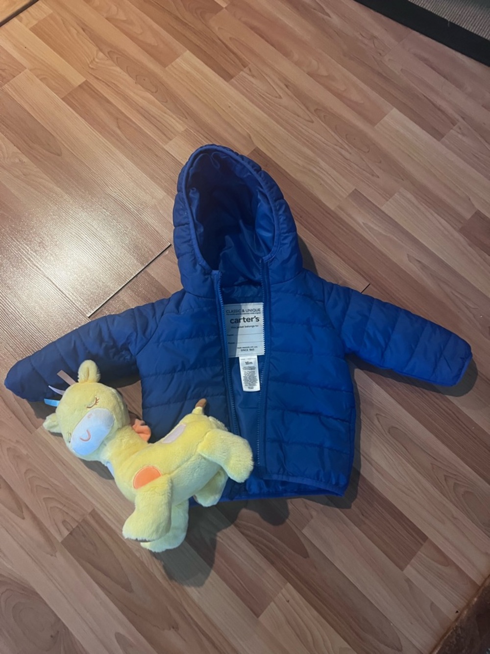 Carter's Bright Blue Quilted Puffer Jacket